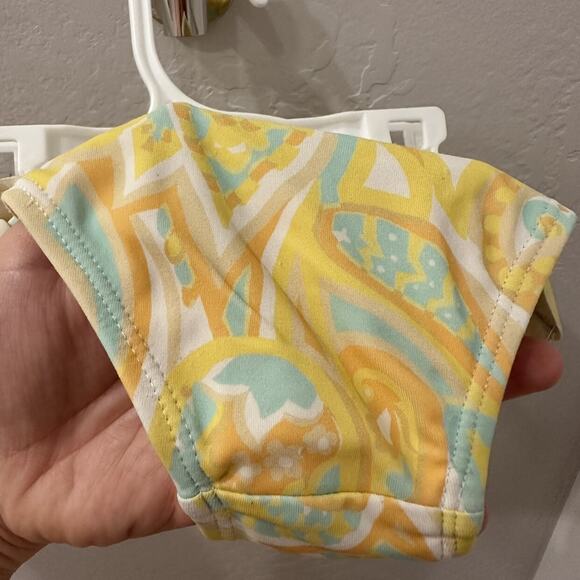 Janie & Jack x Rachel Zoe Pastel Ruffle 2-Piece Swimsuit - Picture 7 of 10